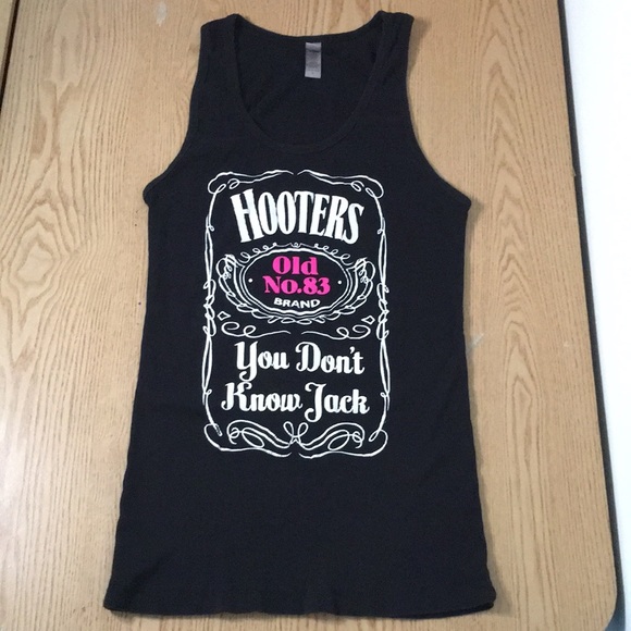 Hooters Tops B46 Hooters Old 83 Brand You Dont Know Jack Ribbed